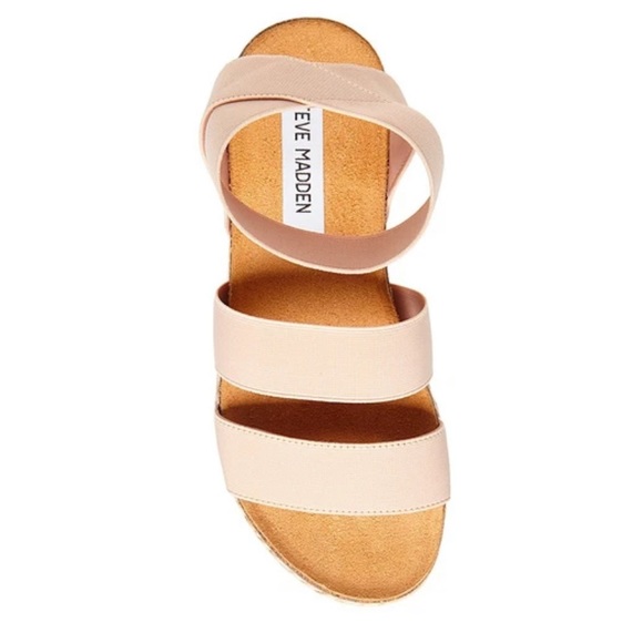 11 Steve Madden Kimmie Blush Platform Sandal Shoes - Picture 5 of 9